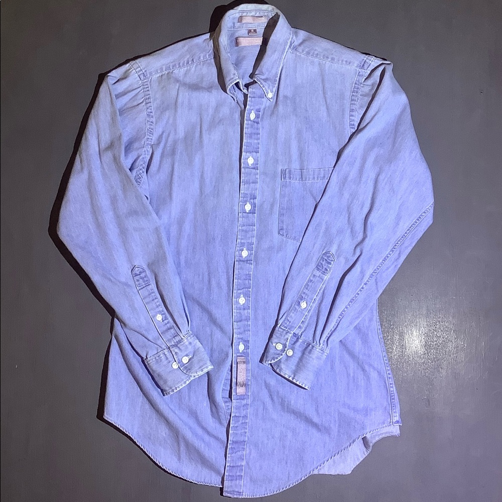 Geoffrey Beene Men’s Long Sleeve Button Down Shirt | 100% Cotton | Suze 15 32/33